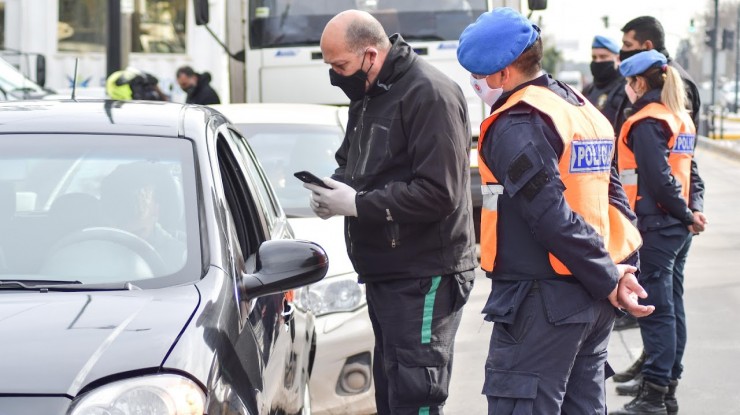 Coronavirus: controles de circulación en Varela